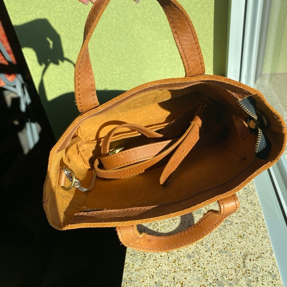 Portland Leather Goods Camel Tote Bag - Picture 7 of 7